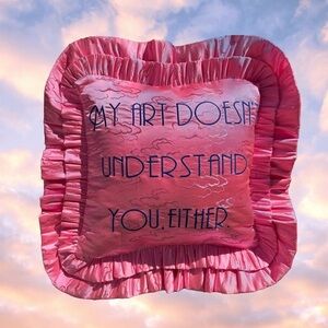 NWT Madeleine Simon Studio My Art Doesn't Understand You, Either Pink Cloud